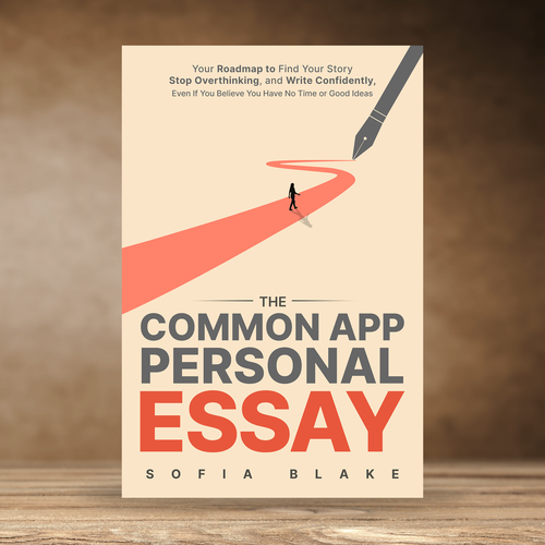 Sharp, fun, upbeat design for a book cover on writing for college applicants Design by praveen007