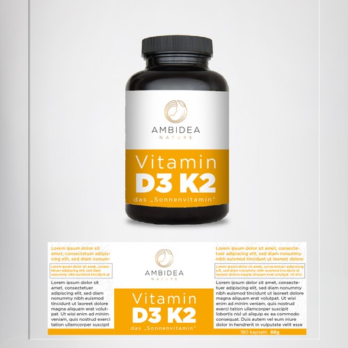 Product label contest entry by IgnacioIdeas