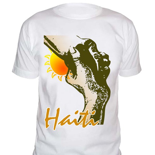 Wear Good for Haiti Tshirt Contest: 4x $300 & Yudu Screenprinter Ontwerp door k_line