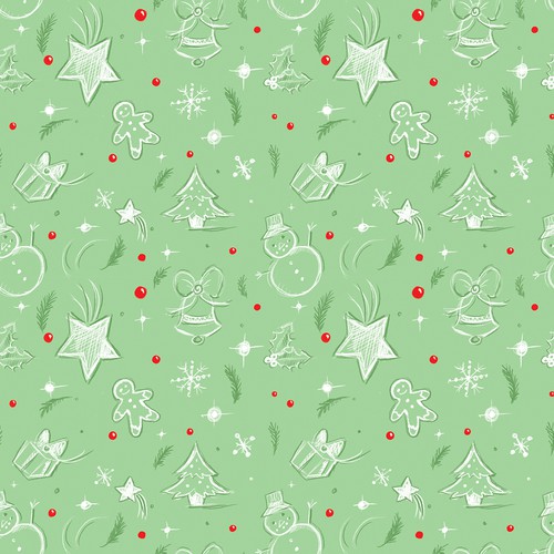 Christmas Patterns-ontwerp door Vesela Toncheva