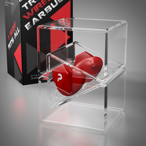 Phazon (wireless earbuds) needs an outstanding packaging Design by cabinet
