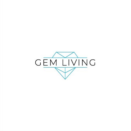 Geometrical, minimalist, modern brand design for Gem Living Design by mirza yaumil