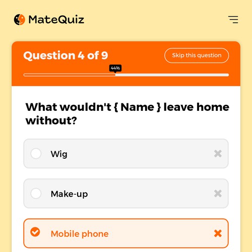 Redesign of a very popular quiz site (MateQuiz.com) Design by Habisoft ( ͡° ͜ʖ ͡°)