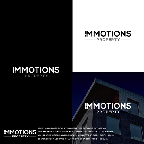 Logo IMMOTIONS PROPERTY Design by creativziner