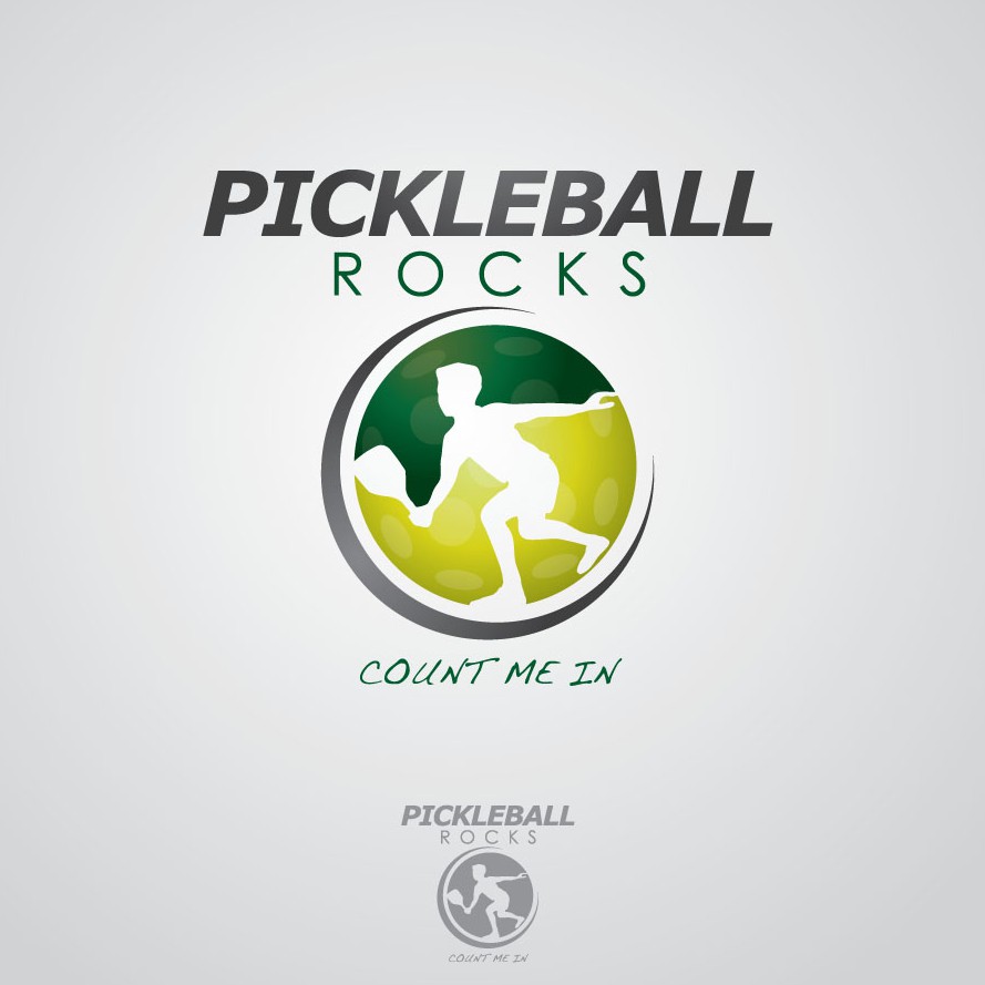 Pickleball  logo with the title 'Logo for new sport'
