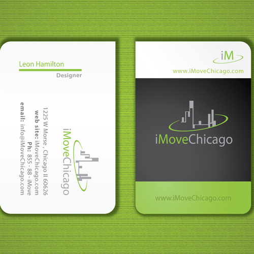 Create the next stationery for iMove Chicago Réalisé par Jecakp