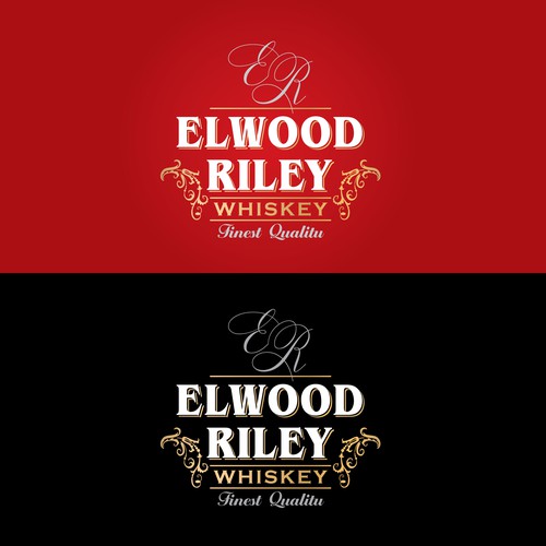 Clean, Classic Whiskey Brand Logo Réalisé par zhutoli