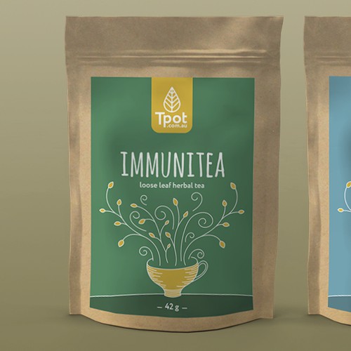 HERBAL TEA brand Requires some eye catching Labels **** Product label