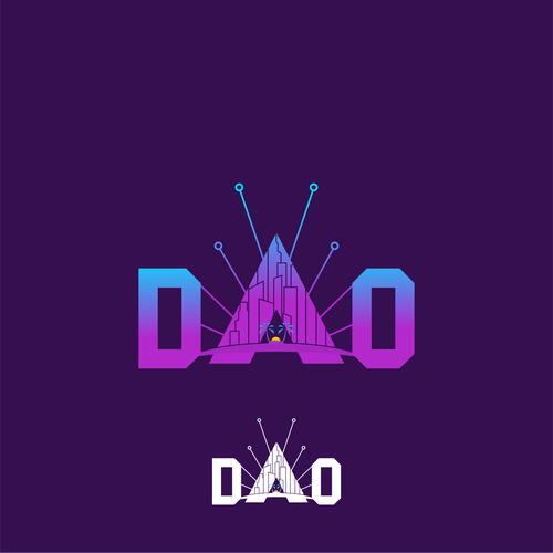 Logo — island DAO — let's buy an island — Ethereum blockchain Diseño de journeydsgn
