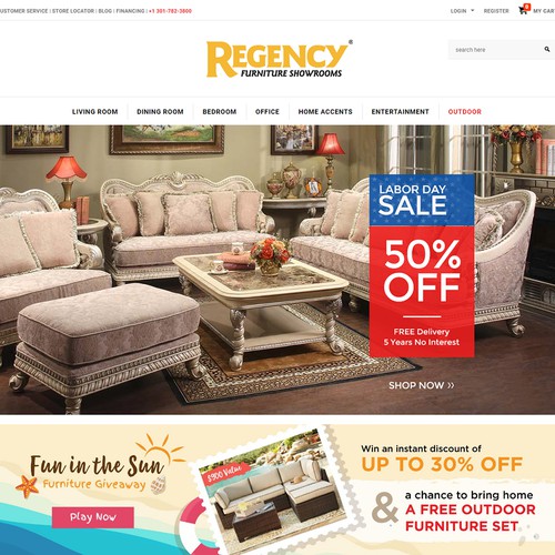 Regency store furniture website