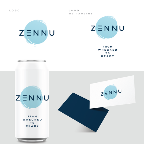 Design di Logo and design for a new anti-hangover drink for mainly hungover college kids di NinjaMouse™