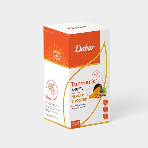 Premiumising Dabur's Pure Herbs range Design by RohitP.