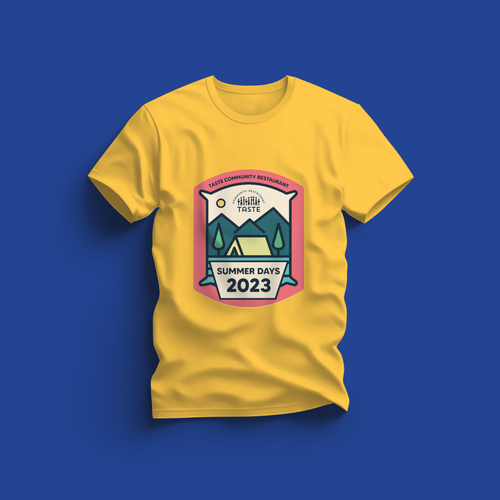 Summer Camp T-Shirt Design by Mozarella