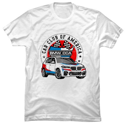 BMW Car Club of America Kid's T-Shirt Design Design by G.T NINE