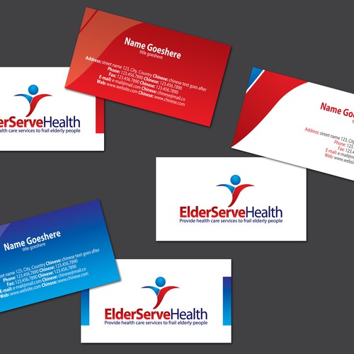 Design di Design an easy to read business card for a Health Care Company di SpenkyDesign