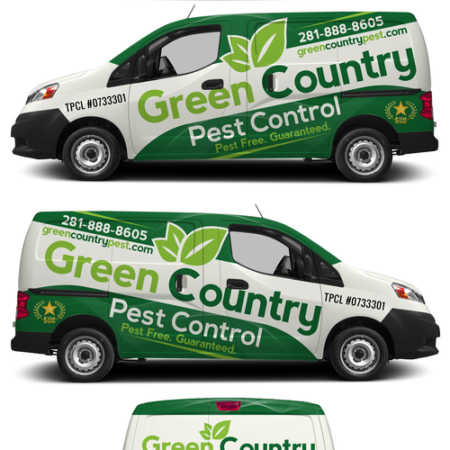 Stunning Wrap for Pest Control Van Design by theANUNGs