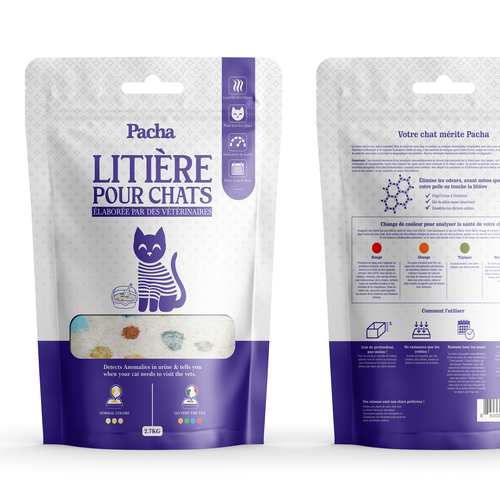 Cat Litter startup Minimalistic packaging - Contest Design by SONUPARMAR