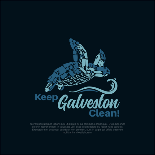 Calling all environmental lovers to help create a new litter campaign to keep beaches clean. Design von CHICO_08