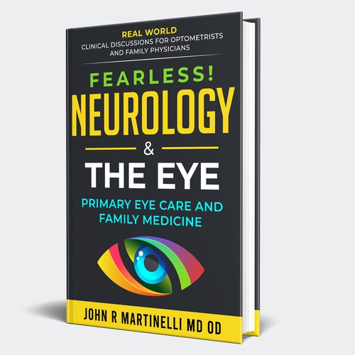 Medical Cover about Neurology & The Eye/Vision in a bold yet engaging style for a new educational series for physicians. Design by Unboxing Studio