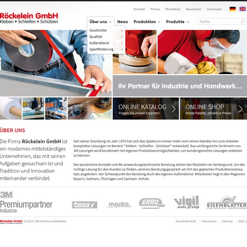 Web page design contest entry by shady_lane