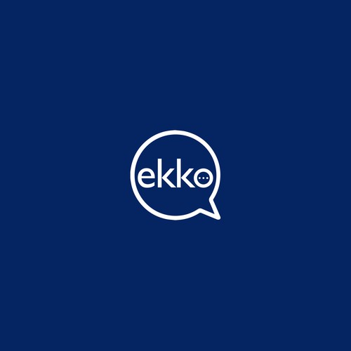 SIMPLE LOGO - ekko Letters then dm after Design by Saveht