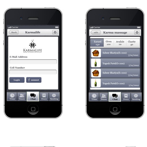 mobile app design required Design by Clovex Design Studio