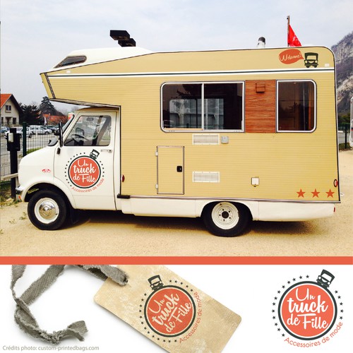 "Créer un logo pour un fashion truck" ganador Logotipos