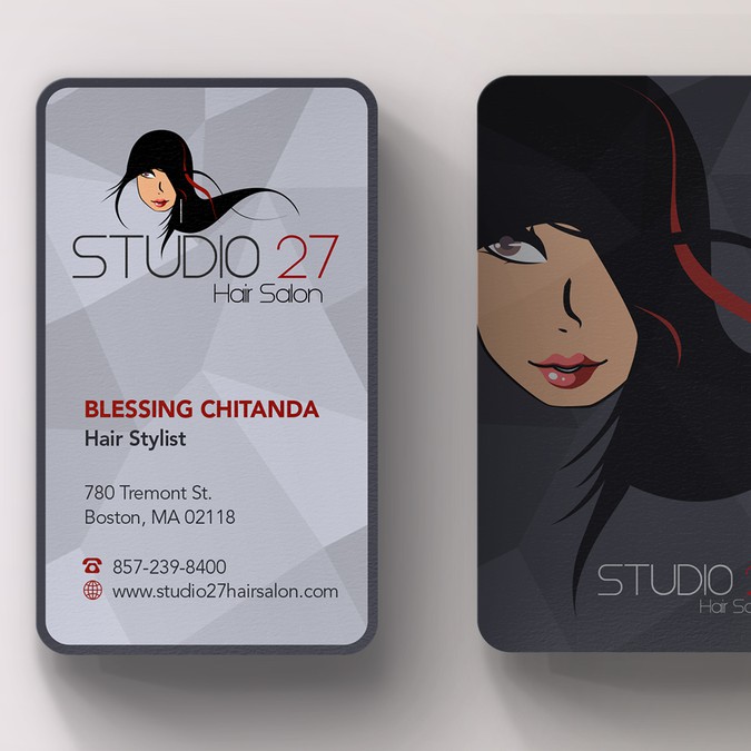 Create A Business Card For An Expanding Trendy Full Service Hair