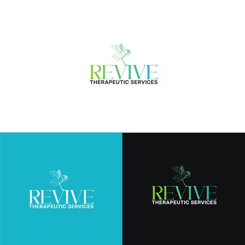 Looking for a modern, refreshing logo for Revive Therapeutic Services Design réalisé par S H A Y