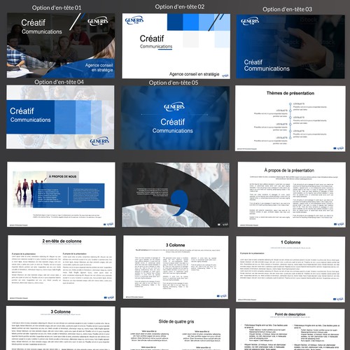 Gewinner des Wettbewerbs „Un PowerPoint pour une référence“ in der Kategorie PowerPoint-Vorlage von Kowzi13