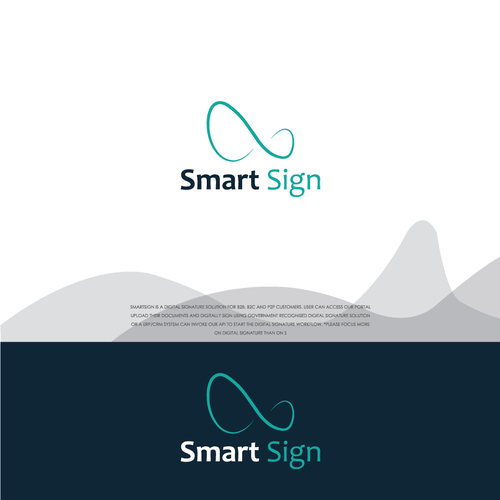 Logo for smartsign a digital signature portal Design by #Kaylee#