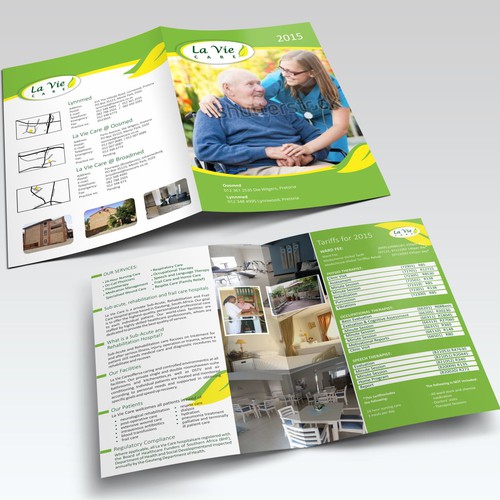 Create a fresh new brochure for La Vie Care - A subacute and frail care hospital goup Design by Alexandrina R