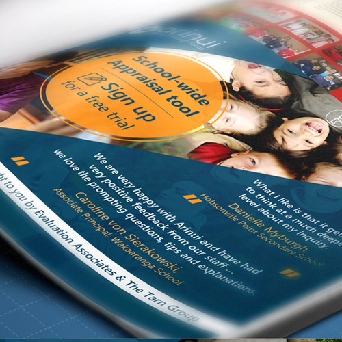 Half Page Magazine ad for Education Industry Design por pro.designer611 V