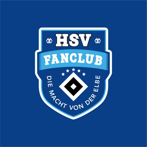 Gestalte ein Logo für den HSV Fanclub "Die Macht von der Elbe" Design by Adides