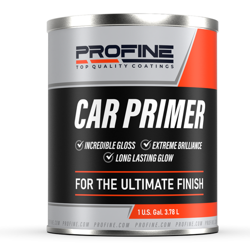 Label for our professional automotive and industrial coatings products Design by KS BOY