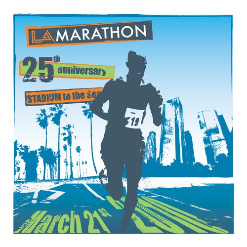 LA Marathon Design Competition Design by VD design