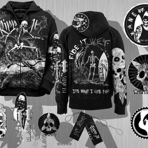 "SURF RIPPER (R) - MALE - "SUPER HOT" - T-SHIRT DESIGN" winning Clothing or apparel by iamvaughn13