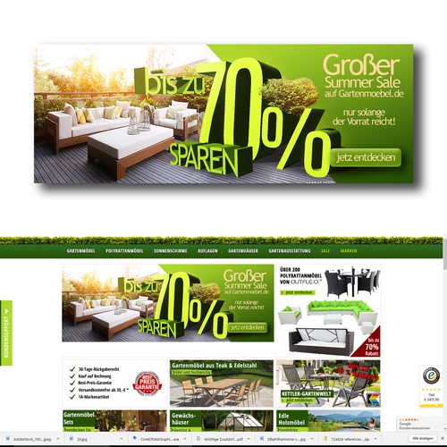 Proposta di design per un contest della categoria Web banner realizzata da Kapica Pawel