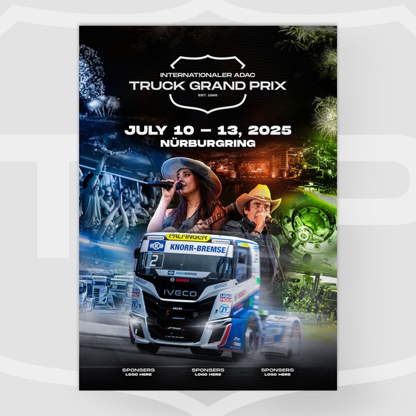 Truck Grand Prix Event Poster 2025