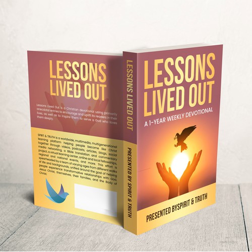 We need a captivating cover for our 1-year Devotional! Design by Zahari Studio