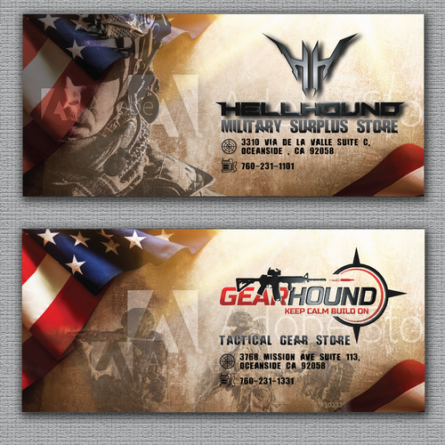 Military/Tactical Store Flyer Design Design by Msim99