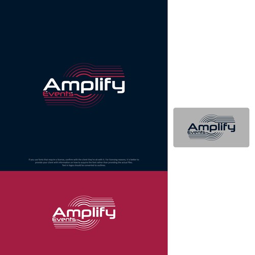 Amplify Logo Design by BLUE_FOX™