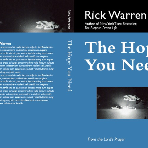 Design Rick Warren's New Book Cover Design réalisé par ciebera