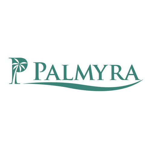 Palmyra Logo Context - Mix of History and Technology Design by EM25 Studio