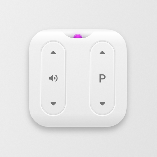 Remote control icon for iOS app Design by lks--