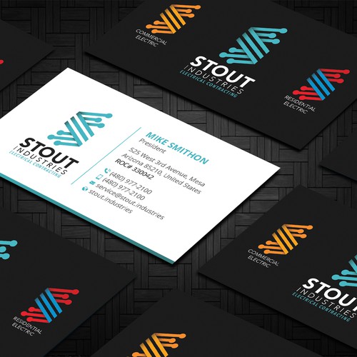 Electrical Contractor needs sleek business card Design by Taaiebah