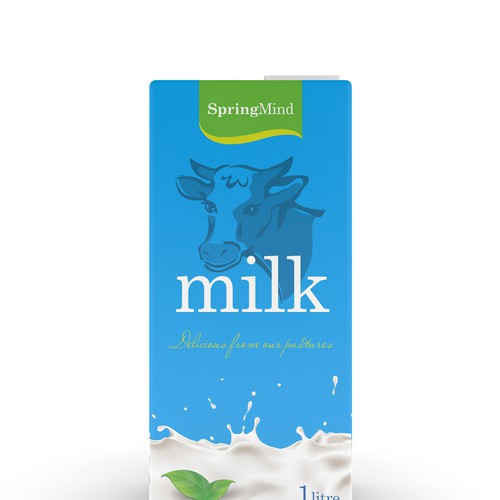 Create the Package for a New Major Milk Brand in China Design by zrndesign