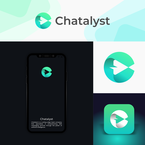 Design the Future of Conversations: Craft a Dynamic Logo for Chatalyst's AI-Powered SMS Messaging Design by CANVASIA