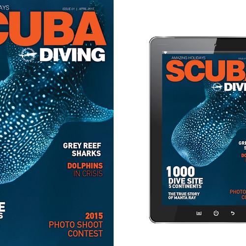 eMagazine/eBook (Scuba Diving Holidays) Cover Design Design by Stefanosp