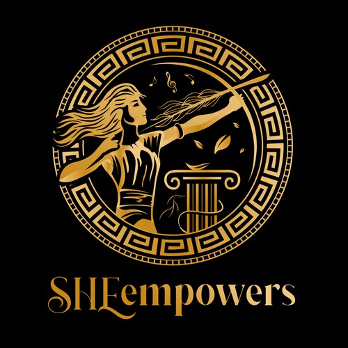 SHEempowers - luxurious design of a woman preferrably in some kind of a circle to appeal to women professionals Design by Jacob Gomes